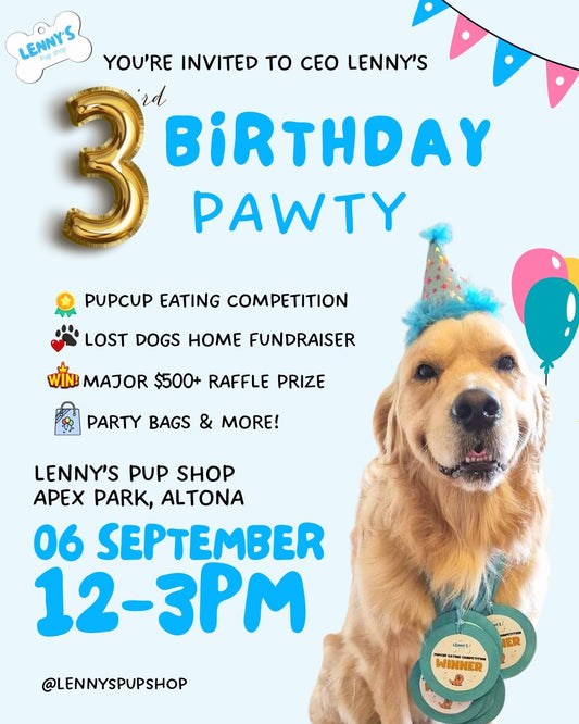 Lenny's 3rd birthday fundraiser