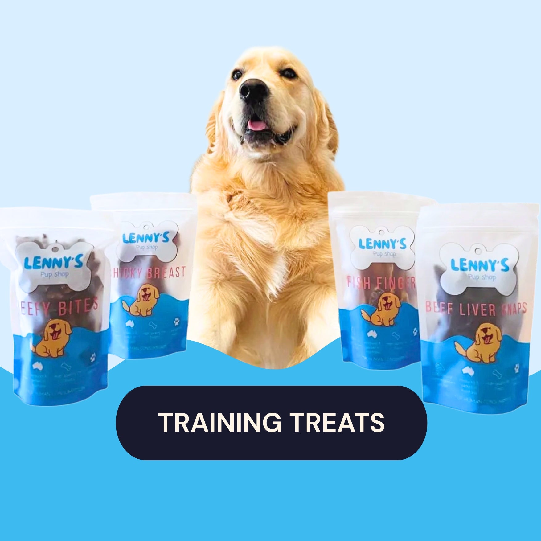 training treats Lenny's Pup Shop