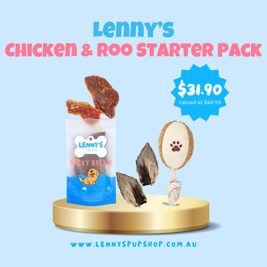 Chicken & Roo Starter Pack for dogs